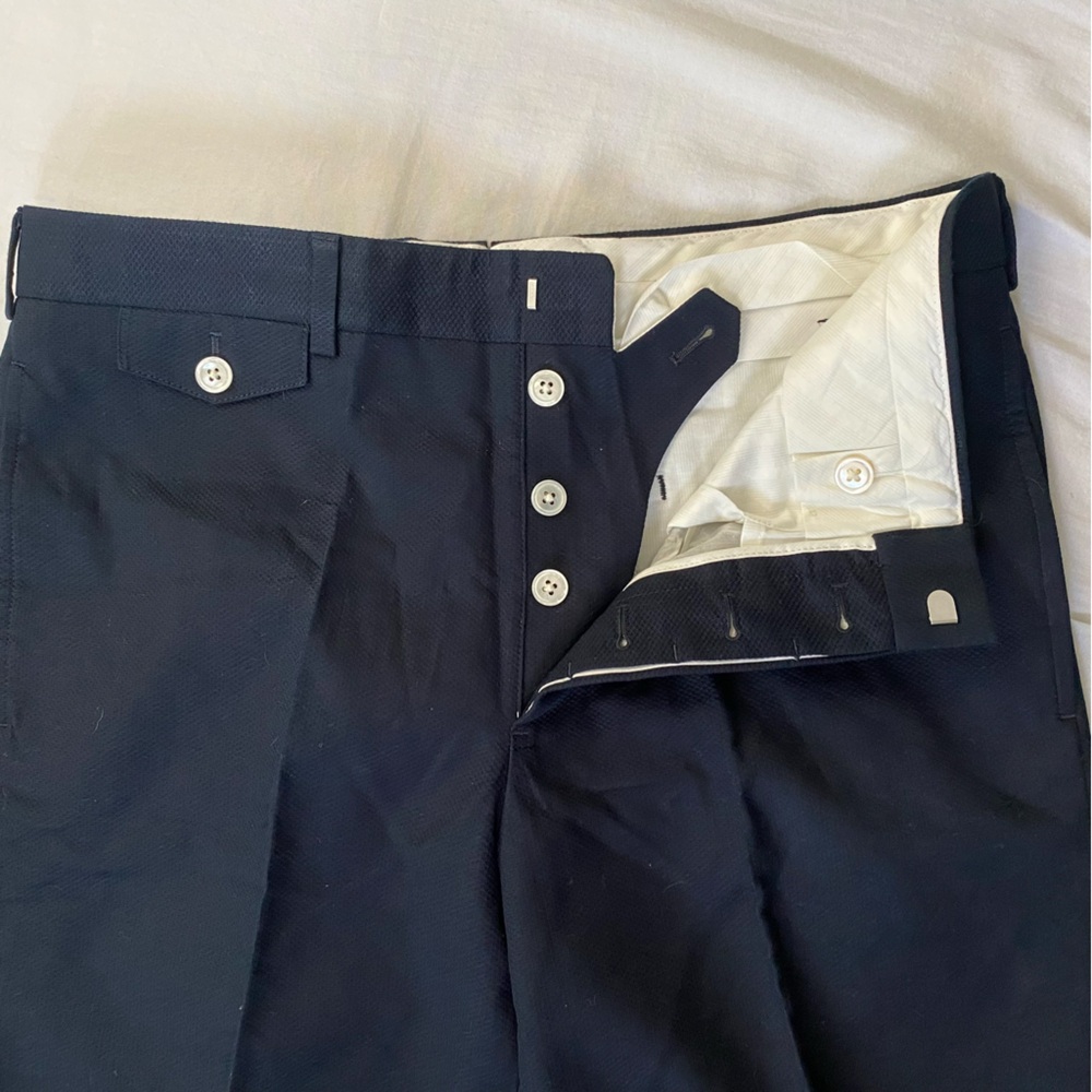 Brook’s Brothers Black Fleece men’s navy cotton shorts, size BB2 (M) - Picture 3 of 10